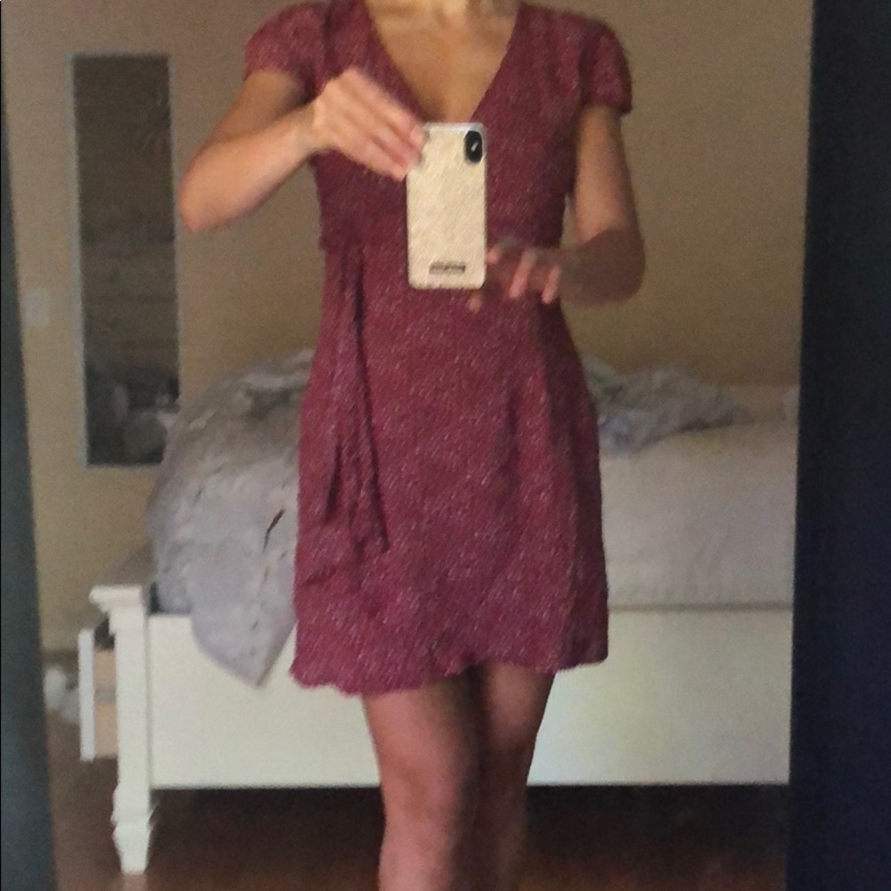 Summer dress wrap style.